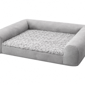 Pet Pantry Plush Sofa Style Pet Bed – Soft Raised Edge Dog & Cat Bed