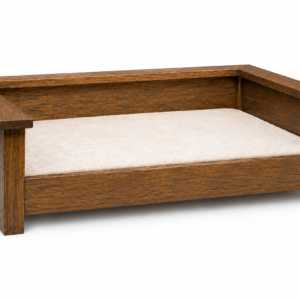 Pet Pantry Wooden Pet Bed – Raised Frame Dog & Cat Bed with Removable Cushion