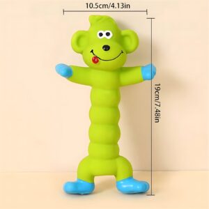 Durable Latex Squeaky Dog Toy – Interactive Chew Toy for Puppies & Small Dogs